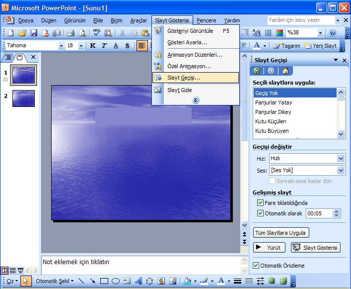 Microsoft Microasoft Powerpoint Sunumu Hazirlama Resimli Anlatim