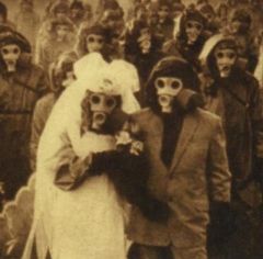 Gas Mask Wedding