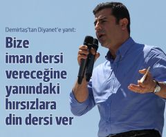 Demirtaş'tan Diyanet'e Yanıt