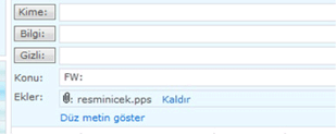 Etiketbet Neden E-posta Gönderiyorsunuz