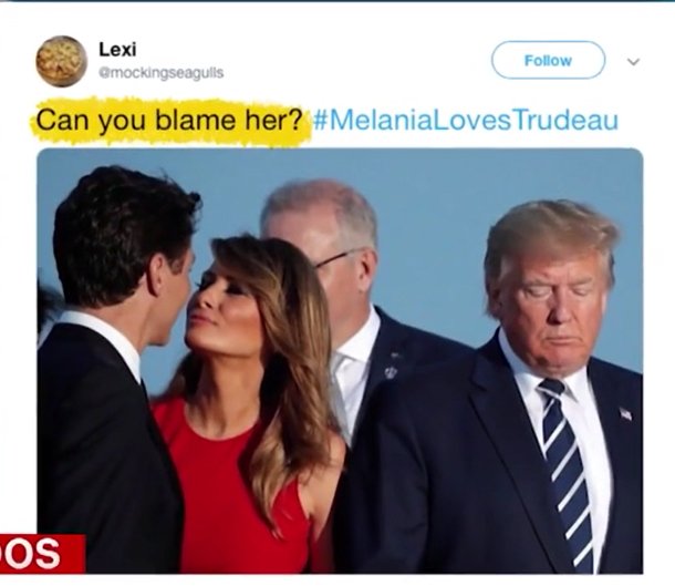 Melania Trump'ın Kanada Başbakanı Trudeau ile Yaşadığı An Sosyal Medyanın Diline Düştü