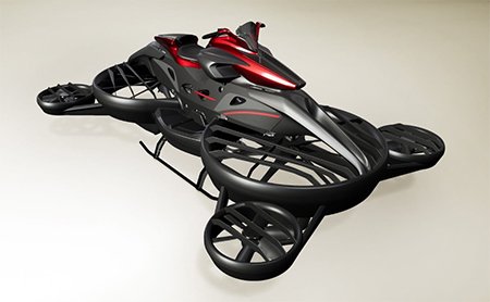 Yeni Bir Japon Şirketi 700 Bin dolarlık hoverbike ile süper otomobil kullanıcılarını hedefliyor