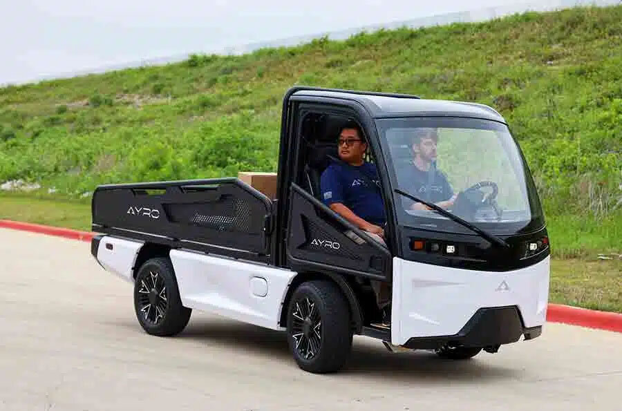 Teksas Yapımı AYRO Vanish Elektrikli Mini Pikap Üretime Hazır