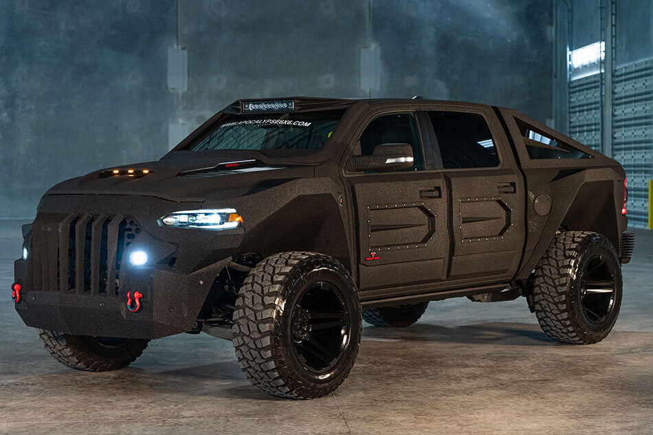 Apocalypse Süper Pikabı, 850 HP ve "Barbar" Görünümlü Ram Tabanlı 4x4