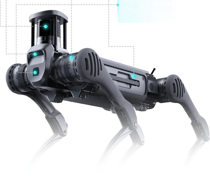 Unitree B2 Dört Ayaklı Robot 13,4 MPH Hızla Koşabilir, Dünyanın En Hızlısı