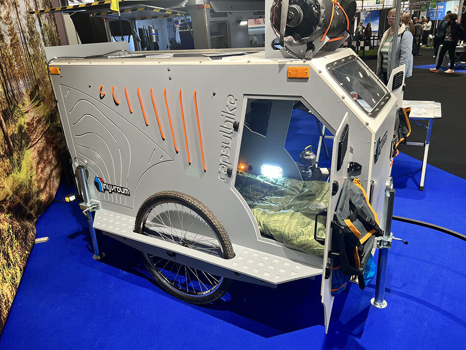 CapsulBike E-Bike Camper - karavan ile Maceralara Hazır Olun