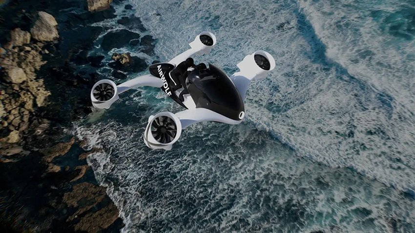 Airwolf ile tanışın - Saatte 230 km (142 mil) hızla havada asılı kalabilen ve seyredebilen uçan motosiklet