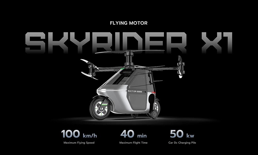 Skyrider X1: Kişisel seyahati yeniden tanımlayabilecek uçan motosiklet