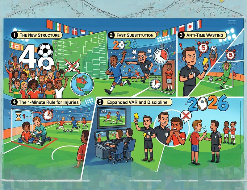 FUTBOLUN ÖLÜMÜ MÜ, YENİ ÇAĞI MI? FIFA Kuralları Tamamen Değiştirdi: Dünya Kupası’nda Artık Hiçbir Şey Eskisi Gibi Olmayacak!