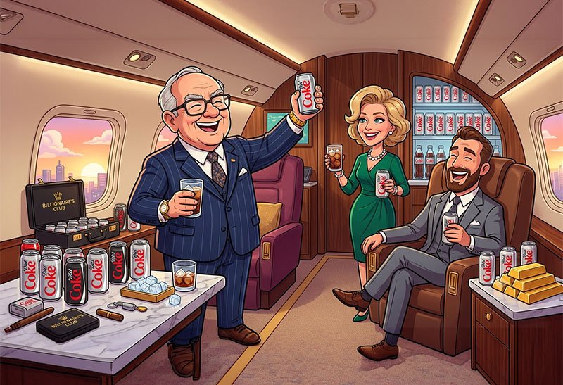 Milyarderlerin Gizli Yakıtı: Elon Musk’ın Geleceği İnşa Eden Diet Coke Tutkusu ve Warren Buffett’ın Nakit Basan İçeceği
