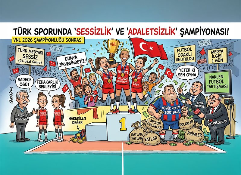 24 Saate Sığdırılan Bir Tarih: 'Filenin Sultanları' Şampiyon Oldu, Medya Başka Yöne Baktı